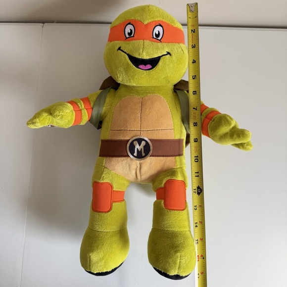 Build A Bear Michelangelo Teenage Mutant Ninja Turtles 2023 Stuffed Animal - Picture 8 of 10